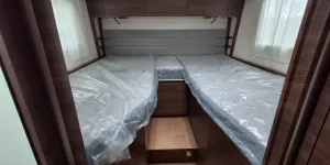 Rapido 8066dF motorhome bedroom