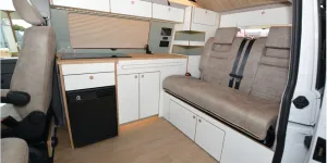 Taylored Campervans Eco Drifter 2.0 rising roof campervan interior