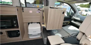 The Wheelhome Vikenze III-e 4TS XL rising roof campervan washroom