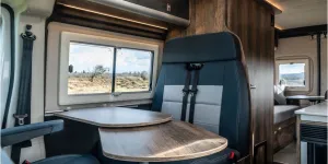 Danbury Royale high-top campervan interior