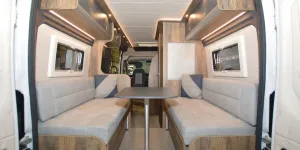 Danbury Royale high-top campervan rear