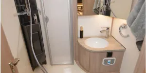 Coachman Travel Master Sportivo 565 low-profile motorhome washroom