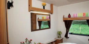 rhp_We love this slim dressing table that runs the whole length of the bedroom