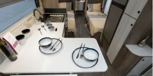 Coachman Lusso III caravan interior (photo courtesy of Richard Chapman)