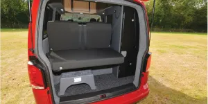 Globecamper VW T6.1 rising roof campervan rear view