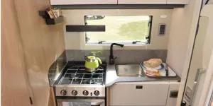 Auto-Trail Excel 620 S low-profile motorhome kitchen
