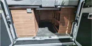 The Dethleffs Globetrail Classic 640 ER campervan rear view