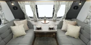 Coachman Laser 665 Xtra caravan lounge (photo courtesy of Richard Chapman)