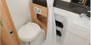 Auto-Trail Excel 690T low-profile motorhome washroom
