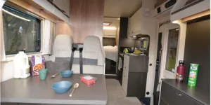 Swift Voyager 494 motorhome kitchen interior