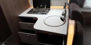 Carado T447 Edition24 low-profile motorhome kitchen