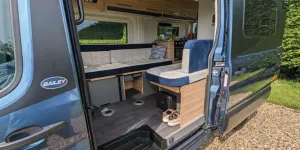 Bailey Endeavour B64 high-top rising roof campervan side