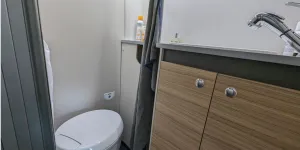 Bailey Endeavour B64 high-top rising roof campervan washroom