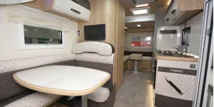 Mobilvetta K-Yacht 80 A-class motorhome interior