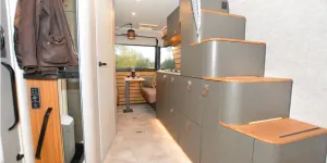 Hymer Venture S rising roof motorhome interior