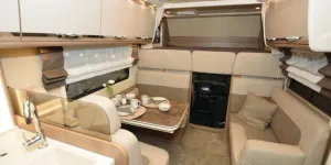 Morelo-Palace-Alkoven-overcab-motorhome-view-forwards-13788