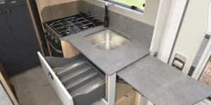 Auto-Trail Excel 620G low-profile motorhome kitchen
