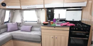 Bailey Pegasus Grande SE Brindisi caravan kitchen courtesy of Richard Chapman