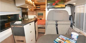 The Malibu Van Compact 540 campervan interior
