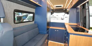 Knights Custom Prestige XL high-top campervan interior