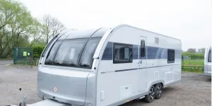 The Adria Alpina Colorado twin-axle caravan (photo courtesy of Richard Chapman)