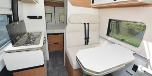 Pilote V600G X-Edition high-top campervan interior