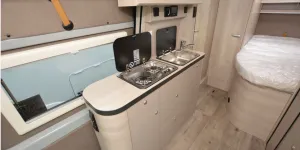 Globe-Traveller Explorer 2X high-top campervan kitchen