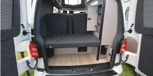 Incline Campers VW T6 rising roof campervan rear