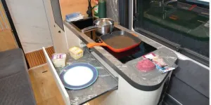 Globe-Traveller Falcon 2XS campervan kitchen