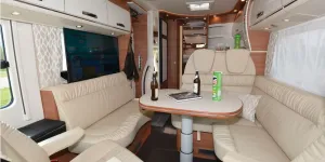 Carthago Chic C-line I 6.2 XL QB A-class motorhome lounge