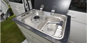 The CMC HemBil Dune campervan kitchen