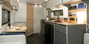 Bailey Discovery D4-4L caravan interior (photo courtesy of Richard Chapman)