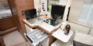 Rapido C86i A-class motorhome kitchen