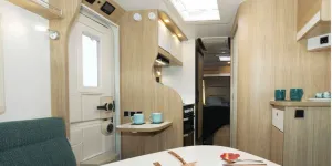 The La Mancelle Liberty 490 SA caravan interior (photo courtesy of Richard Chapman)