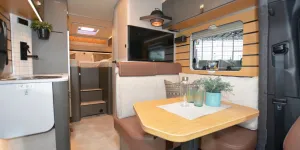 The Hymer ML-T 580 4x4 motorhome interior
