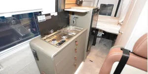 Hymer Grand Canyon S 4x4 campervan kitchen