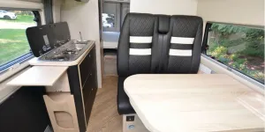 Chausson V594 Sport Line high-top rising roof campervan interior