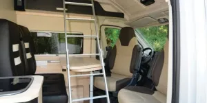 Chausson V594 Sport Line high-top rising roof campervan roof bed access