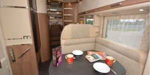 The Malibu T 490 LE low-profile motorhome interior