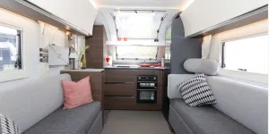 The Adria Alpina Rio Grande caravan lounge (photo courtesy of Richard Chapman)