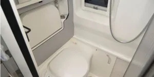Yucon 63 G high-top campervan washroom