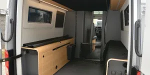 The Adria Twin Max 680 SGX campervan rear