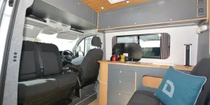 The Dormobile Ohana high-top campervan interior