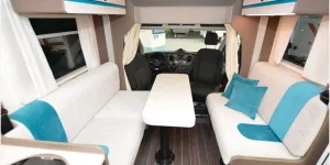 Rimor Kilig 67 Plus low-profile motorhome lounge