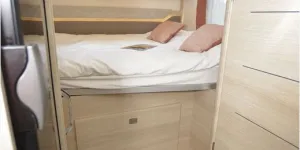 Rapido C03 low-profile motorhome bedroom