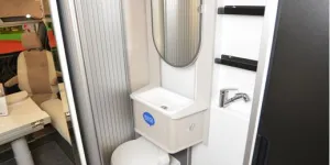 Bailey Alora 69-4S low-profile motorhome washroom