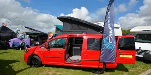 The CampAway Caddy rising roof campervan