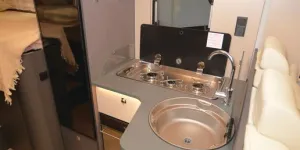 Laika Kosmo H 1319 A-class motorhome kitchen