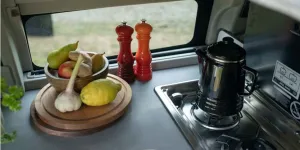 The Ford Nugget campervan kitchen (photo courtesy of Ford)