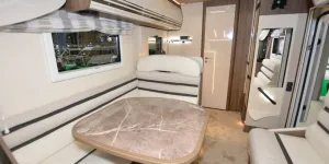 The Roller Team Pegaso 590 A-class motorhome interior